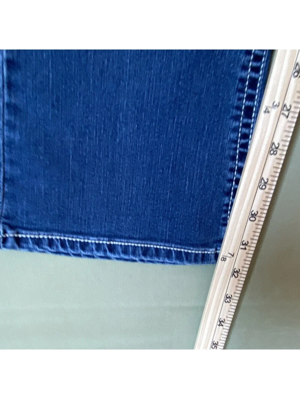 WallFlower Girls Bootcut Stretch Denim Jeans Blue Size 7 Adjustable Waist
